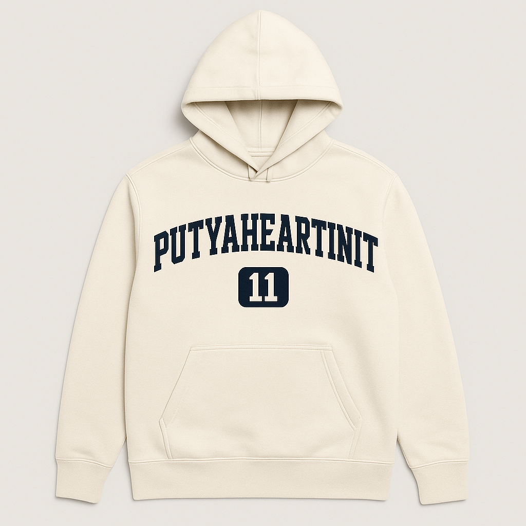 Varsity Hoodie Cream